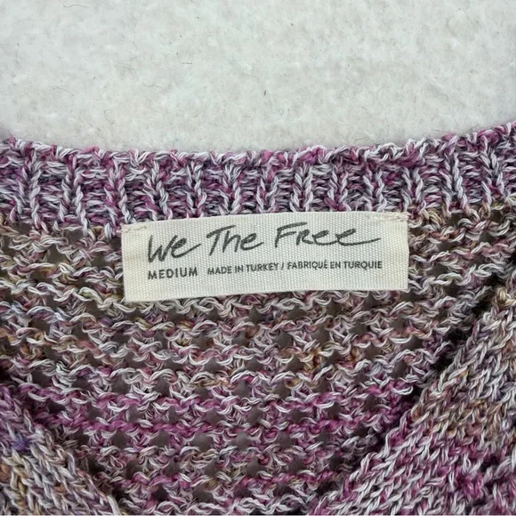 We The Free People Under The Starlight Open Back Knit Tank Top Size Medium - Picture 4 of 8